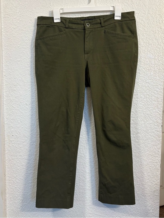 Banana Republic Pants - BANANA REPUBLIC Women’s Cropped Pants Size 8 Olive Green Stretch Slim Ankle